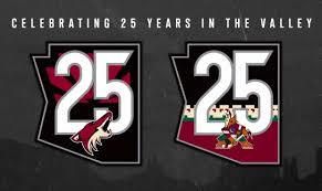Share/send these messages via text, email, facebook,whatsapp, im or other social media websites. Coyotes Celebrate 25th Anniversary With Jersey Patches Center Ice Logo