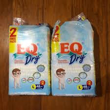 Brand New Eq Dry Diapers 85 Pcs Babies Kids Bathing Changing Diapers Baby Wipes On Carousell