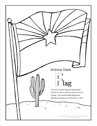 Arizona Flag Coloring Page Flag Coloring Pages Arizona Flag Coloring Pages