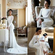 Hochzeitskleid brautkleid,hochzeitskleid standesamt,prinzessin hochzeitskleid ~170000 ~15000€ 500€ verkauft webseite wurde übergeben: Grosshandel Heisser Verkauf Bescheidene Meerjungfrau Brautkleider Spitze Appliqued Perlen Berta Sweep Zug Boho Hochzeitskleid Brautkleider Armeln Abiti Da Sposa Von Dressvip 26 97 Auf De Dhgate Com Dhgate