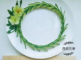 简单美丽的盘饰 1 不会雕刻也能做出 黄瓜拼装花 recipe food to make recipes decor