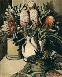 Margaret Preston Nsw And Western Australian Banksia Queensland Art Gallery Buy Prints Online Art Buy Art Artworks Margaret Preston