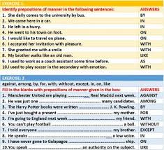 The object of the preposition will often have one or more modifiers to describe it. Prepositions Exercises With Answers Pdf