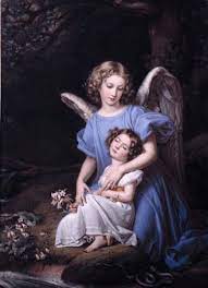 Joseph Carl Stieler 1781 1858 Angel Pictures Guardian Angel Pictures Angel Painting