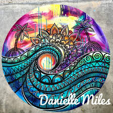 L I T T L E C O V E Noosa Inspired I Just Said Goodbye To This Beauty And She Now Sits Proudly In Her Forever Home I Surf Art Spiritual Art Intuitive Art