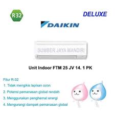 Tekanan freon r32 ac sharp 1/2 pk. Jual Ac Air Conditioner Ac Daikin Deluxe 1pk Ftm25jv14 Freon R32 Rp 3 650 000 Bisa Hutang Dan Cicilan 0 Pt Sumber Suryamaju Mandiri Jakarta Indotrading