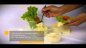 Panggang roti pada sandwich maker. Sandwich Telur Keju Youtube