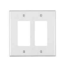 Only the overall outside dimensions change. Leviton 88602 2 Gang Decora Gfci Device Wallplate Oversized Wall Switch Plate For Sale Online Ebay