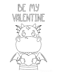One style is a full sheet that you fold into quarters and the other style is a smaller size that can be used for classroom valentine exchange cards. 50 Free Printable Valentine S Day Coloring Pages