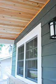 Finish installing beadboard to cover the ceiling. How To Build A Cedar Porch Ceiling The Sweetest Digs