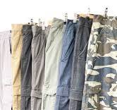 6 Wholesale Mens Cargo Pants (assorted Color And Sizes)