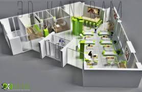 Commercial 3d Modern Office Floor Plan Floorplans Interior Design Courses Online Luxury Interior Design Interior