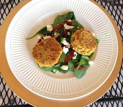 Invert to get a cylinder and cut discs of chocolate. Couscous Cakes With Feta And Sundried Tomato Salad A Love Letter To Food