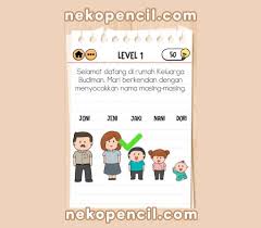 Kunci Jawaban Brain Test 2 Keluarga Budiman Level 1 20 Nekopencil