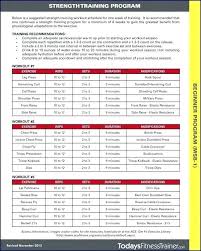 Printable Weight Lifting Workout Sheets Workouts Charts Best