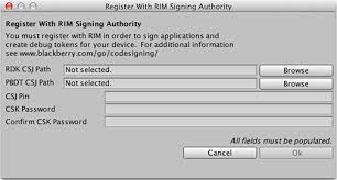 If it's not connected to a bds server which can reset passwords she's out of luck. Unity Setting Up Unity To Build To Your Blackberry10 Device
