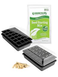 Light bulbs for indoor growing provide a specific spectrum of light needed for a stage of life of the plant. Organic Growease Seed Starting Success Kit Flower Gardeners Gardeners