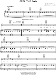 Dinosaur Jr Feel The Pain Sheet Music In C Major Download Print Sku Mn0134895