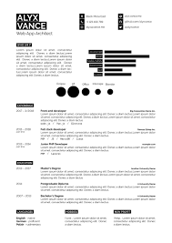 As a candidate, you are a unique individual with the skills and experience to get the job done. Latex Templates Curricula Vitae Resumes