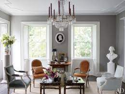 For example, lamps being put in a place like a light grey walled living room should have a light given off that compliments with the wall color. Gray Bedroom Living Room Paint Color Ideas Architectural Digest