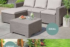 Bigzzia rattan garden furniture set, 4 piece patio rattan furniture sofa weaving wicker includes 2 armchairs,1 double seat sofa and 1 table (black) 3.8 out of 5 stars 127 $179.99 $ 179. Bm Patio Sets Off 64