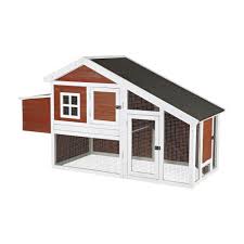 Trixie Brown White Chicken Coop With A View 55960 Building A Chicken Coop Diy Chicken Coop Backyard Chicken Coops