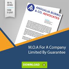 It can also be referred to as a a company limited by guarantee that distributes its profits to members would not be eligible for charitable status. Memorandum And Articles Of Association For A Company Limited By Guarantee Angualia Busiku Co Advocates