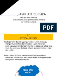 Faktor keluarga dapat membentuk murid yang mengawal atur strategi pembelajaran sejak kecil. Gaya Asuhan Ibu Bapa Kumpulan Ppt