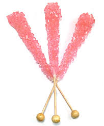 Unwrapped Light Pink Rock Candy Old Time Candy Nuts Com