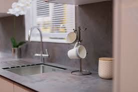 Our work is doing sink cut out for countertop and vanity top in our xiamen tostone factory. Zenith Sink Cut Out Service