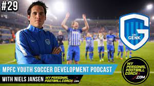 Erling haaland of fc salzburg celebrates after scoring the goal for 2:0 during the champions league group e match between fc salzburg and krc genk at. Mpfc Youth Soccer Development Podcast Episode 29 K R C Genk S Niels Jansen Youtube