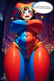 AI generated the amazing digital circus pomni porn pictures about bell(鈴)  gradient(グラデーション) - Doujin Picture (Page 6)