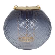 Limited time sale easy return. Buy Global Explorer Black Cut Glass Hanging Tealight Holder Large Amara