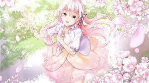 Perfect screen background display for desktop, iphone, pc, laptop, computer, android phone, smartphone, imac, macbook, tablet, mobile device. 19 1920x1080 Pink Anime Wallpaper