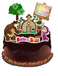 Maybe you would like to learn more about one of these? Masha And The Bear Cake Topper Diy Online Party Decoration Supply Malaysia