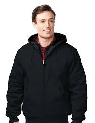 Buy Foreman Mens Cotton Canvas Hooded Jacket Tri Mountain