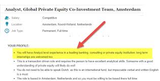 Investment analyst is a financial professional who conducts research, creates financial models, and produces analytical reports and in order to attract investment analyst that best matches your needs, it is very important to write a clear and precise investment analyst job description. How To Get Into Private Equity A Complete Beginner S Guide