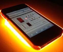 The light up edges can also be used as a backup flashlight. Light Up Iphone Case