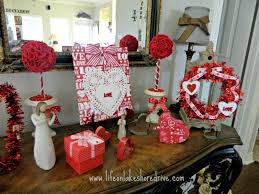 Valentine S Vignette With Dollar Tree Decor Valentine Decorations Valentines Day Decorations Valentine Door Decorations
