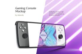 Download Gaming Console Mockup In Device Mockups On Yellow Images Creative Store PSD Mockup Templates