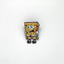 Spongebob Meme Enamel Pin 90 S Cartoon Enamel Pin Meme Etsy
