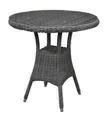 Great for outdoor this outdoor wicker side table is attractive, modern and chic. Lorca Outdoor Wicker 36 Inch Round Pub Bar Table Pt9852 36 By Beachcraft American Rattan
