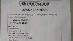Lowongan kerja pt astra international tbk. Lowongan Kerja Pt Columbus Bandung Terupdate 2020 2021