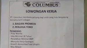 Informasi yang anda cari adalah low jaga rumah bogor. Lowongan Kerja Pt Columbus Bandung Terupdate 2020 2021