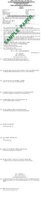 All Indian Sainik School Entrance Exam Sample Paper Class Vi School Entrance Sample Paper Entrance Exam