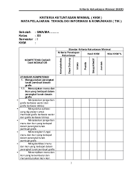 Kelas x smt 1 2 kelas xi smt 1 2 kelas xii smt 1 2. Doc Kkmtiksmakelas Xii Abdi Cakdi Academia Edu