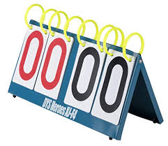 Juvale Flip Scoreboard Tabletop Flip Score Keeper