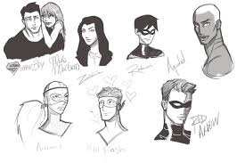 Young Justice Sketch Dump By Checeviche On Deviantart Young Justice Young Justice League Superboy And Miss Martian