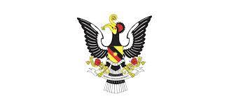 Lambang negeri menjunjungkan kemegahan bumi kenyalang, terbang tinggi dengan aspirasi dan pencapaian dalam semua lapangan daya usaha, berpandukan ideologi politik pembangunan. Jata Negeri Sarawak Vector Brand Logo Collection