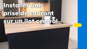 Comment Installer Une Prise Encastrable Sur Un Ilot De Cuisine Castorama Youtube